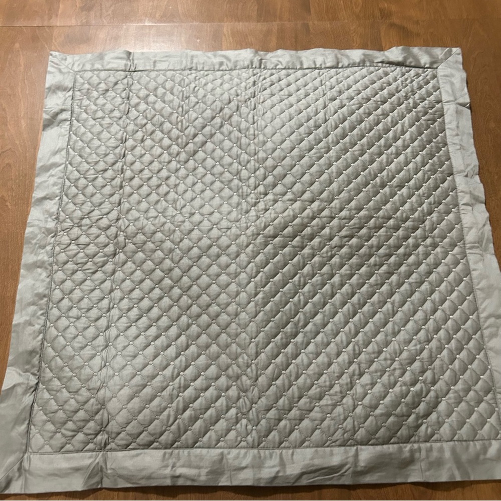 Large European gray pillow sham - Picture 2 of 3